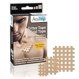 GITTER Tape AcuTop Akupunkturpflaster Mixset beige, A 22 x 28 mm, B 28 x 36 mm, C 45 x 52 mm