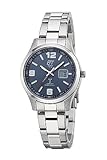 ETT Eco Tech Time Funk Solar Damen Uhr Analog mit Edelstahl Armband ELS-11589-32M