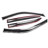 Für Mitsubishi Für Eclipse Cross Autozubehör Fenster Visier Vent Shade Regen Sonne Windschutz Deflektoren 2017-2021 Auto Windabweiser