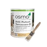 Osmo Anti-Rutsch Terrassen-Öl 430 Farblos Ideal für viele Holzarten (0,75 Liter)