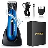 Barberboss Männlicher Körper- und Leistentrimmer, Präzisionspflege für Männer, Körper- & Schamhaar-Styling-Set, ultimativer Körper- und Intimbereich Rasierer Herren, Intim- und Körperhaartrimmer