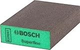 Bosch 1x EXPERT S471 Standard Schleifschwämme (für Farbe auf Holz, Weichholz, Ø 69 x 97 x 26 mm, superfein, Professional Zubehör Handschleifen)