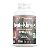 Bio Teufelskralle (Harpagophytum procumbens) Devil's Claw - GELENKE - 1600 mg pro Tag - 400 Tabletten | Premium Naturprodukt & Rein pflanzlich