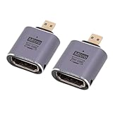 SUNGOOYUE -Adapter Miniport Multimedia Universal 48 Gbit/S 8K -Adapter an HD Miniedia Staggio 2.1 für XPS, Plug and Play [2 Pack]