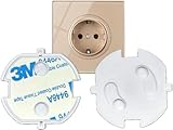 5, 10, 15 oder 20 Stück Babys Steckdosensicherung, Steckdosen kindersicherung, Steckdosensicherung mit Drehmechanik – Schutz für Kinder & Baby – Kinderschutz für Schuko Steckdosen (5 Stück)