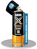 PROCREA® Premium Sprühkleber 'X65 Extreme' [Hitzebeständig bis 110°] Extra starker & schneller Industriekleber für Dachhimmel, Stoff, Schaumstoff uvm. - Kein Durchschlagen - Wasserfest