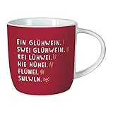 Grafik-Werkstatt Kaffeetasse mit Spruch 300 ml | Porzellan-Tasse Weihnachten | Glüchwein, 61752