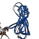 Pferdehalter -Strapazierfähiges, verstellbares Halfter mit - und Halsverschluss | Farbenfrohes, bequemes, universell gepolstertes Nylon-Pferdehalfter für die Pferdepflege im Reittraining