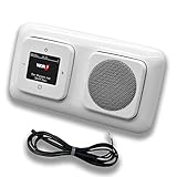 Busch Jäger DAB+ (DAB PLUS) Unterputz Radio 8215U-101 Reflex SI alpinweiß, Set mit Lautsprecher, Abdeckungen und Rahmen inkl. 0,9 m EBROM Wurfantenne zur Empfangsoptimierung - 8215 U – 101