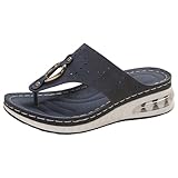 ReSin90s Damen Sommer Flip Flops Sommer Pantolette Leichte Bequeme Big Toe Hausschuhe Elegant Orthopädische Sandale Flipflopssandale Offen Sandale Für Komfort Und Rutschfestes