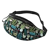 Modische lässige Bauchtasche für Herren und Damen, verstellbarer Gürtel, Hüfttasche für Reisen, Wandern, Radfahren, Laufen, Festival, Karneval, Black30, Einheitsgröße
