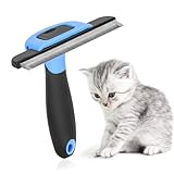 Nobleza - Katzenbürste & Hundebürste Fellpflege, Unterwollbürste entfernt einfach Unterwolle, Filz, abgestorbene Haare, für Katzen und kleine Hund fellpflege Buerste Hundehaare entfernen 13.5×7CM