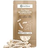 AniForte Bio Kokos-Sticks Hundesnack 500g - Zahnpflege Snack für Hunde & Pferde, 100% Kokos Hundeleckerlie, natürliche Belohnung aus reinen Kokosraspeln, ohne künstliche Zusätze