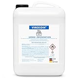 Viroxidin Desinfektionsmittel für Hände - Viruzid - 83% Alkohol (Ethanol) Hygienische Handdesinfektion gegen Bakterien, Viren & Pilze zum Einreiben - Hände Desinfektionsmittel 5000ml