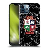 Head Case Designs Offizielle British and Irish Lions Marmor Abzeichen Harte Rueckseiten Handyhülle Hülle Huelle kompatibel mit Apple iPhone 12 Pro Max