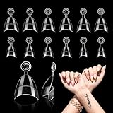 240 Stück Short Straight Square Nail Tips 12 Größen Kurze Nagelspitzen Extra Kurz Mandel Nagelspitzen Mandelform Nageltips mit Griff für Anfänger und Profis, Nagelverlängerung, Diy-Nagelkunst