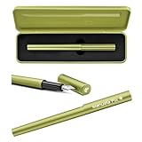Pelikan Füllhalter Ineo® Elements P6 mit Gravur Geschenk - einzigartige Stifte mit Namen - personalisierte Geschenke zu Weihnachten - Füllfederhalter personalisiert (Frühlings-Grün)