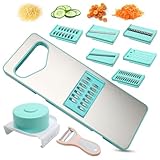 GemüSereibe Gurkenhobel GemüSeschneider KüChenhobel Kartoffelhobel Reibe für GemüSe Hobel GemüSe Gurkenhobel DüNne Scheiben Karottenreibe Vegetable Slicer Gurkenreibe DüNne Scheiben