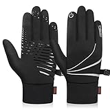 Handschuhe Kinder Winter Warme Winterhandschuhe - Kids Anti-Rutsch Winddicht Laufhandschuhe Fahrradhandschuhe Fleece Wasserabweisend, Radhandschuhe Outdoor Sport für 4-12 Jahre,TM12-L(8-10Jahre)