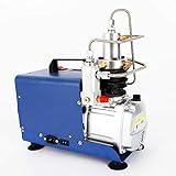 1800W 2800RPM 300bar Hochdruck-Kompressorpumpe Elektrischer Luftkompressor Zwei-Stufen-Kompressionsmodus Sicherheitsschutz Wassergekühlte Luftdichtheitsprüfung, Druckbehälter