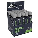 Multipower Guarana Ampullen im 20er Pack (20 Fläschchen/insg. 500 g) – Energy Gel liefert Energie zu Trainingbeginn – leckerer Energy Shot mit natürlicher Koffeinquelle – Orangengeschmack