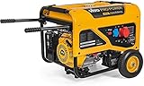 VITO 400v 6.5KW AVR Benzin Stromerzeuger 3-Phasen 16A 8kVA 15PS 25L Tank mit E-Starter, luftgekühlt, Ölmangelsicherung, Überlastschalter, Profi 4-T Generator Notstromaggregat. (6.5kW 400V)