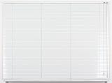 EFIXS Alu-Jalousie - Farbe: Weiss - Breiten bis 230 cm, Höhe bis 130 cm, Hier: 150 x 130 cm (Breite x Höhe) - Bedienseite: rechts, aus Aluminium, Sichtschutz, Lichtschutz, Blendschutz