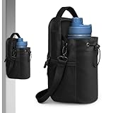JNUYISW Magnetic Gym Bag Wasserflaschenhülle, Magnetische Wasserflasche Tasche mit Verstellbarer Riemen Magnetischer Turnbeutel für 1,5L Wasserflaschen Fitness Zubehör für Herren & Damen