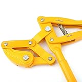 ANGGREK Hochleistungsdrahtsieb 6mm Zaunspanner 1,2 M Kette mit Haken und Griffkiefer für Landwirtschaftliche Zäune Maximal 800 Kg Last