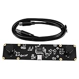 Gearwell -Kamera -Modul, USB -Dual -Objektivkamera 1MP 120 fps, Tiefe -Fernkamera -Modul mit 72 Grad 3,6 -mm -Objektiv, Hochgeschwindigkeits -USB -Kamera für Bildgebungssysteme