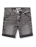NAME IT Jungen Nkmryan Regular DNM L 6666-ta Jeansshorts, Schwarz, 128 EU