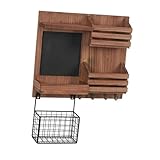 perfk Mail Organizer Wandhalterung Wohnzimmer Dekor Dekorativ für Mantel Home Flur