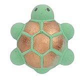 Zhongdawei Badebomben Geschenkset, handgefertigte Schaumbad Badekugeln für Kinder mit Überraschung, Badeperlen, Kinder Geschenke Mädchen zum Geburtstag, Badezusatz Kinder(Schildkröten-Teebaum)