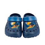 United Labels Paw Patrol Clogs für Jungen, Blau, 26/27, Kinder Gartenschuhe rutschfest, Pantoletten mit Chase, Hausschuhe