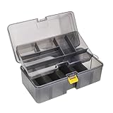 Tragbare Tackle Box mit Fächern für Angelköder, Jigs, Haken, Werkzeugbehälter, doppelschichtige Angel Tackle Box