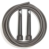 Adidas Springseil Essential - Sprungseil verstellbar bis 280 cm Länge - höhere Geschwindigkeit durch PP-Gummierung - ideal zum Seilspringen für Erwachsene und Kinder