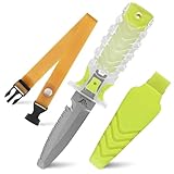 MILLION SOURCE Tauchermesser mit Beinholster für Tauchbegeisterte, perfekt für Unterwasserabenteuer, Erwachsene