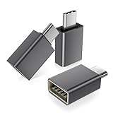 Basesailor USB C auf USB Adapter 3-Pack,Thunderbolt 4 5 USBC Stecker zu USB Buchse OTG Adapter,Typ A Stick Konverter Zubehör für Apple MacBook Pro Air,iPhone 16 15 Max,iPad Mini,Samsung Galaxy S24 S25