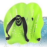 Schwimmpaddel – Schwimmtrainings-Handpaddel, verstellbare Riemen, ergonomisches Design, langlebiges Material | Unisex-Schwimmausrüstung für Damen, Herren und Kinder, Rundenschwimmen und Techniktrainin