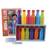 Family Games, Bottle Color Game, Interactive Bottle Toss Challenge, Fun Coordination Activity Toy Set, Engaging Group Entertainment, spannendes Ziel für Partys, Erwachsene, Gatherings