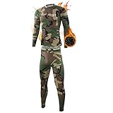 MEETYOO Herren U1 Basisschicht-Set, Tarnung Grün, XL