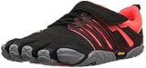 Vibram FiveFingers 17W6604 V-TRAIN, Fitnessschuhe Damen, Schwarz (Black/Coral/Grey), 38 EU