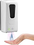 AURUM Wandmontierter Desinfektionsspender, 1000ml, Automatisch mit Infrarot-Sensor, Berührungslos, Weiß