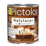 Pictolor® Holzlasur Aqua Wasserbasiert (Teak, 0,75 Liter)