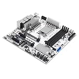 ROUAFWIT W680 NAS Motherboard Micro ATX 12 Bay, LGA1700 mATX PC Mainboard mit 2x10GbE, 2X 2.5GbE LAN, 4 x DDR5 Desktop RAM (ECC), 3 x NVMe, PCIe5.0 x16, vPro, Without SATA Cable, 8G RAM 128G SSD
