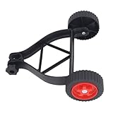 Naroote Tragbares Grasschneider-Stützrad, Leichtes Fadenschneider-Hilfsrad, 2 Stück, für Rasenpflege, Höhenverstellbar, ABS, Nylon