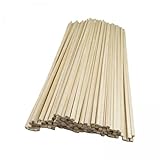 F Fityle 2X 50 X Unbehandeltes Holz, Quadratische Stäbchen, Kunst, Glatt, Kleine Dübelleisten, Hartholzleisten für Kunsthandwerk, Heimdekoration, Modellspielze