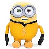 Play by Play Minion Kung Fu Bob Kevin Stuart 25/30 cm Plüschtiere Minions mit Plastikbrille, Versand 1 Plüschfigur zufällig, gelb, Talla única, 1 x Plüschtier, Modell zufällig
