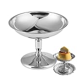 Exquisiter Edelstahl-Eisbecher – Dessert-Mousse-Kelch, Cocktailbecher, Edelstahl-Cocktailglasse, Mini-Metall-Eisschale, Vorspeisenteller für Dessertbecher