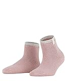 FALKE Damen Kurzsocken Cosy Plush W SSO Alpakawolle gemustert 1 Paar, Rosa (Rosewater 8666), 35-38